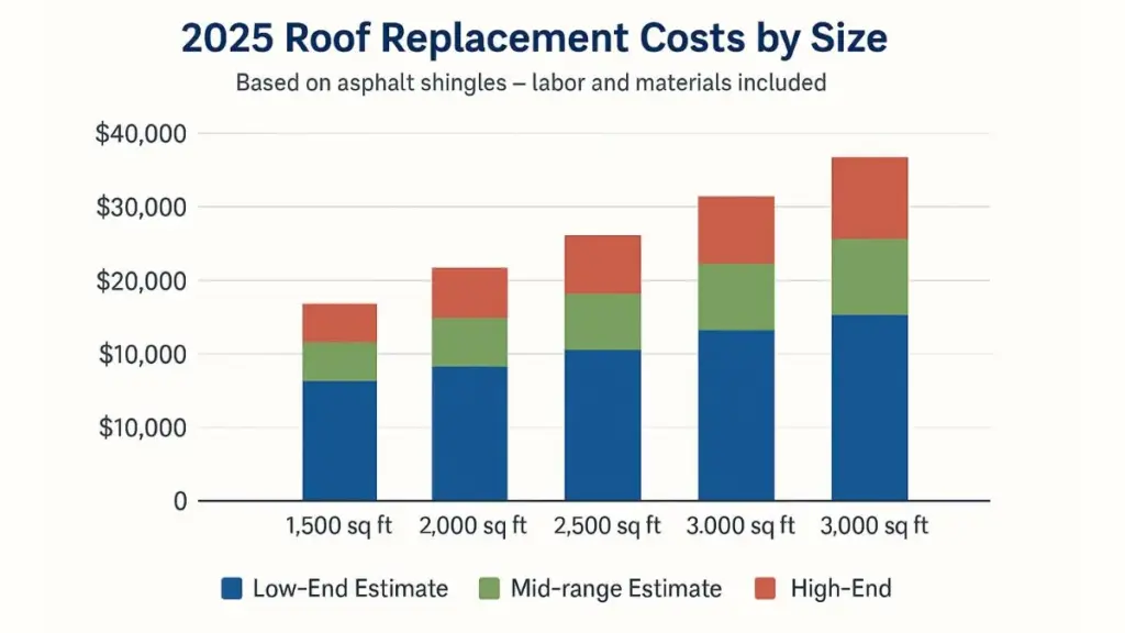 2025 Residential Roof Replacement Cost Guide
