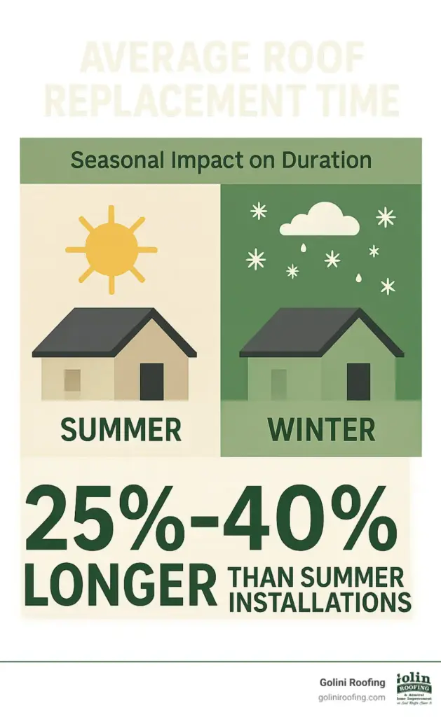 Average Roof Replacement Time: 7 Key Facts for 2025 Success